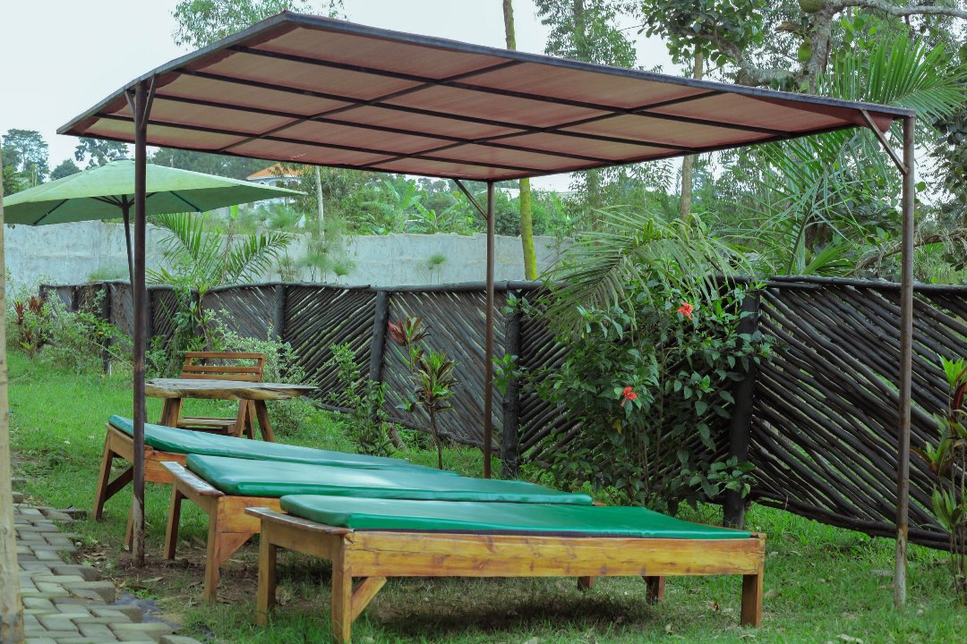 Outdoor swimming pool chairs Photo Nyungu Yamawe Forest Park Kampala - Uganda Central Region