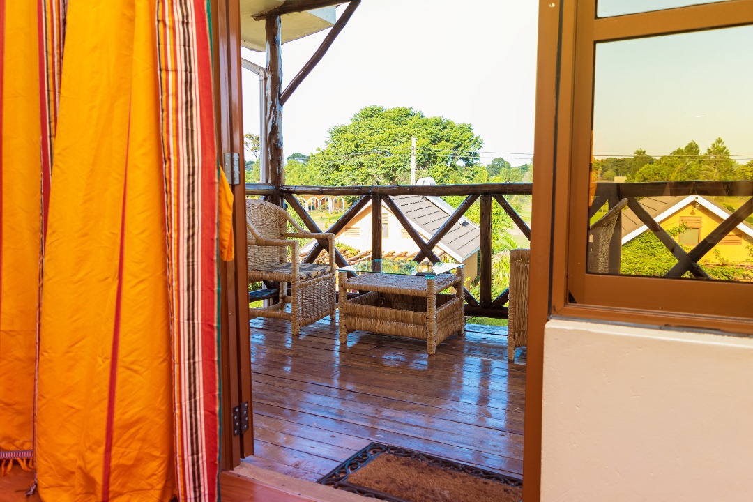 Executive Cottage Balcony Photo Nyange Resort and Marina Entebbe, Uganda Central Region