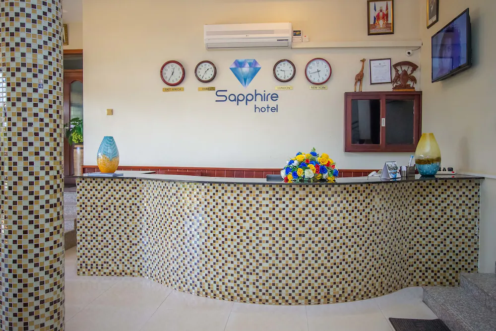 Front Desk Photo Sapphire Hotel Entebbe, Uganda Central Region