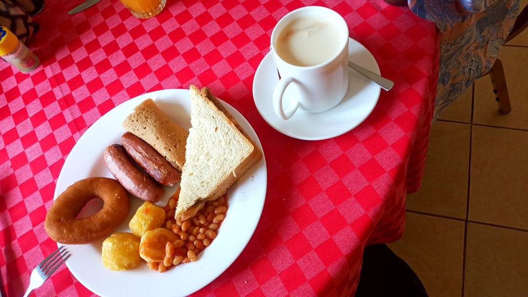 Breakfast Photo African Village hotel Mukono Uganda Central Region