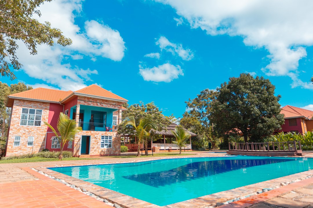 Property Exterior with the pool view Photo Kabalega Resort Hotel Masindi Uganda Central Region