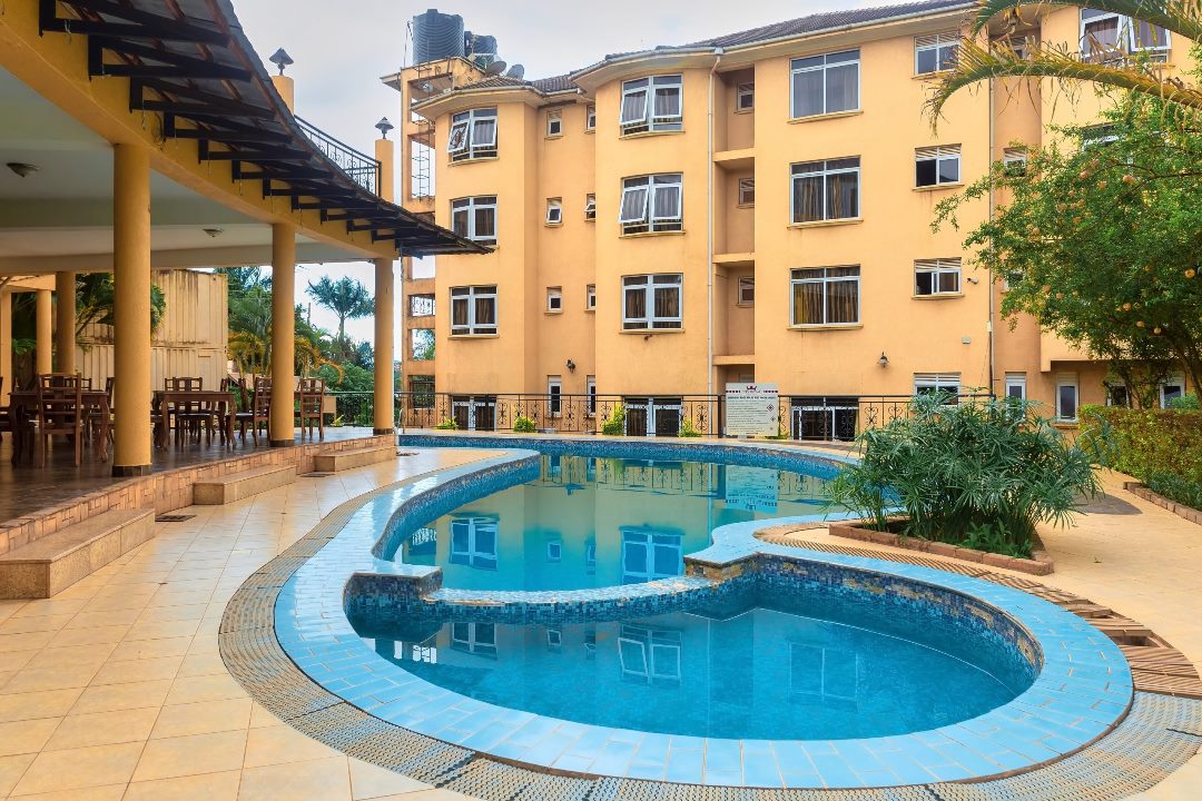 Property Exterior with Outdoor swimming pool Photo City Royal Resort Hotel Kampala Uganda