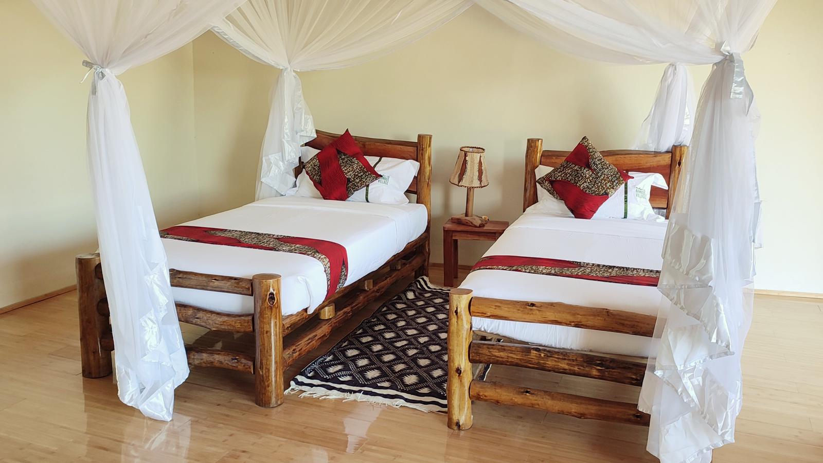 Savanna Cottage Bedroom Photo Murchison Falls Bamboo Village Lodge, Uganda North Western Region