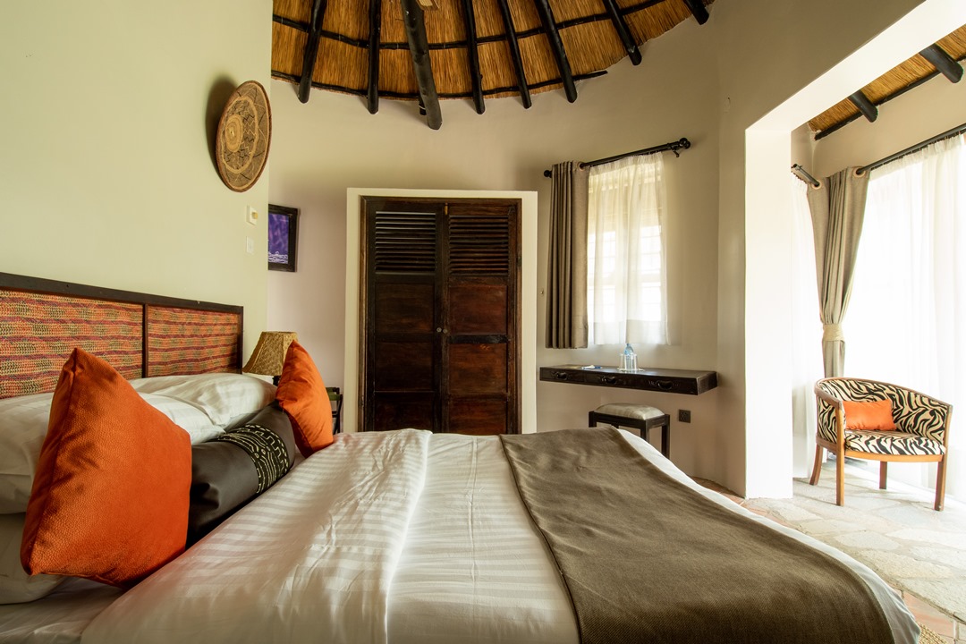 Deluxe Cabin Bedroom Photo Sambiya River Lodge Masindi Uganda Western Region Region