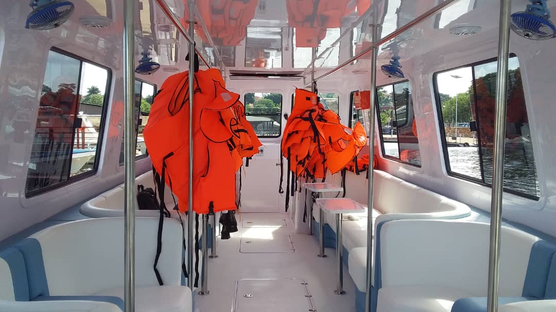 Capricon 1 Boat Interior with Life Jackets