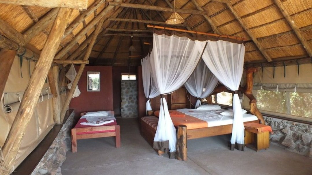 Deluxe Cabin Bedroom Photo Kabalega Wilderness Lodge Murchison Falls National Park, Uganda North Western Region