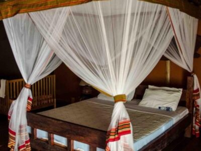 Standard Cabin Bedroom Photo Kabalega Wilderness Lodge Murchison Falls National Park, Uganda North Western Region