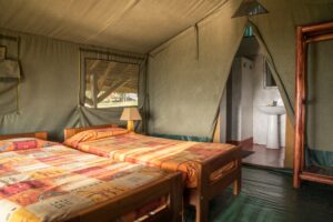 Twin Bedroom Photo Bwana Tembo Safari Camp Pakwach Uganda North Western Region