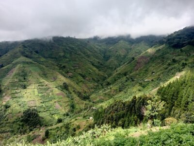 A photograph of the Karangura peak taken during a hiking tour on Rwenzori Mountains located in South Western Uganda. Photo by Sam Travel Agent Uganda