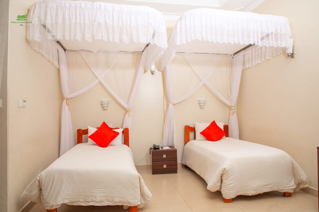 Twin Deluxe Bedroom Photo Miika Eco Resort Hotel Hoima Uganda Western Region