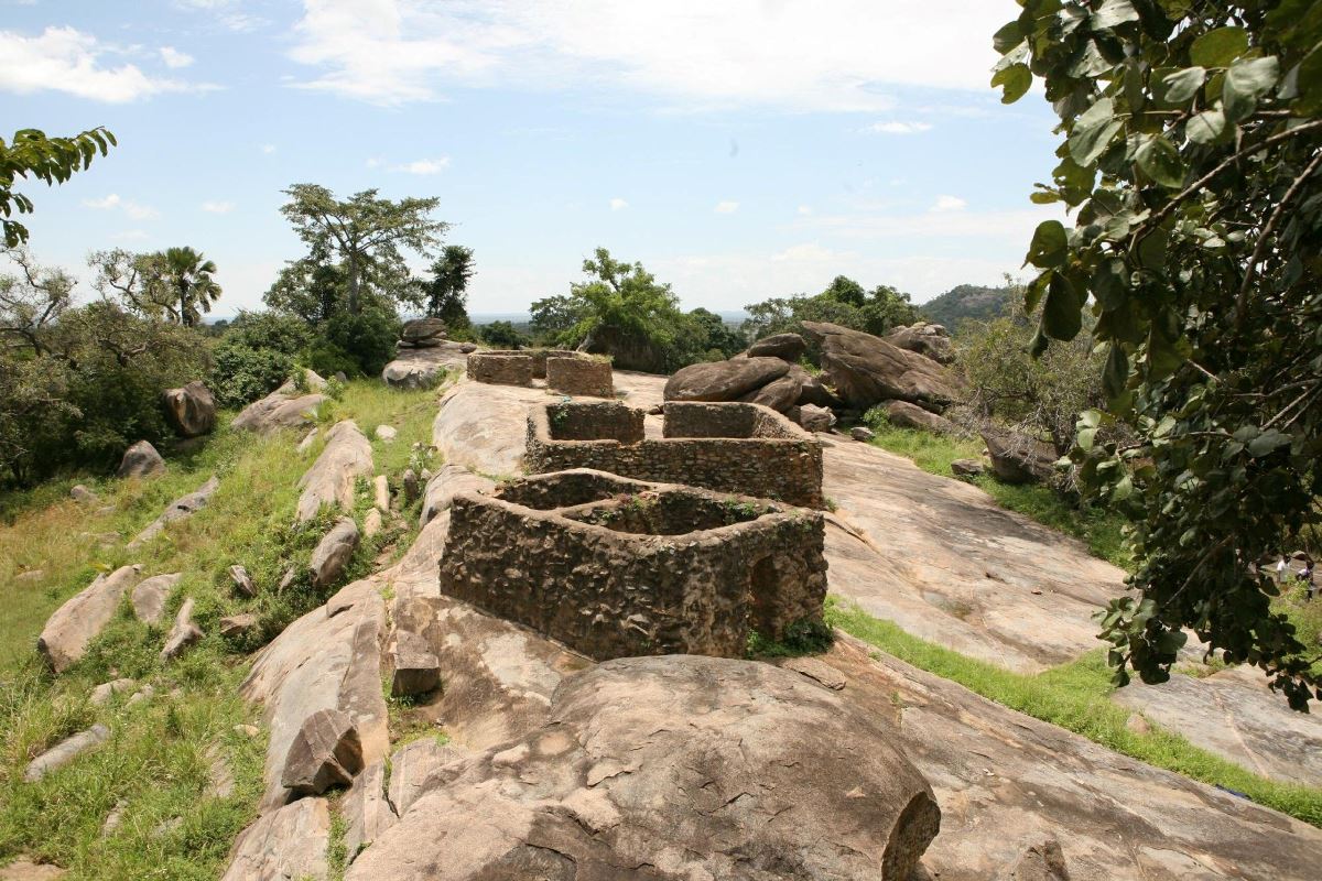 A photograph taken from Fort Patiko during a cultural tour to Gulu district in Northern Uganda