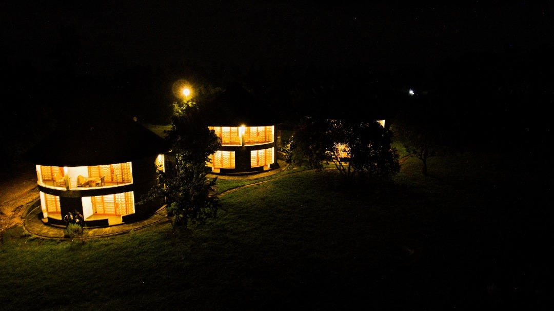 Property Exterior Night Photo Koi Koi Cultural Village Hotel Fort Portal Uganda Western Region