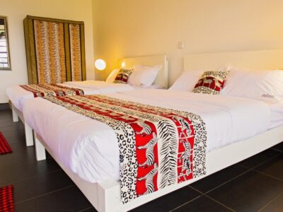 Twin Bedroom Photo Koi Koi Cultural Village Hotel Fort Portal Uganda Western Region