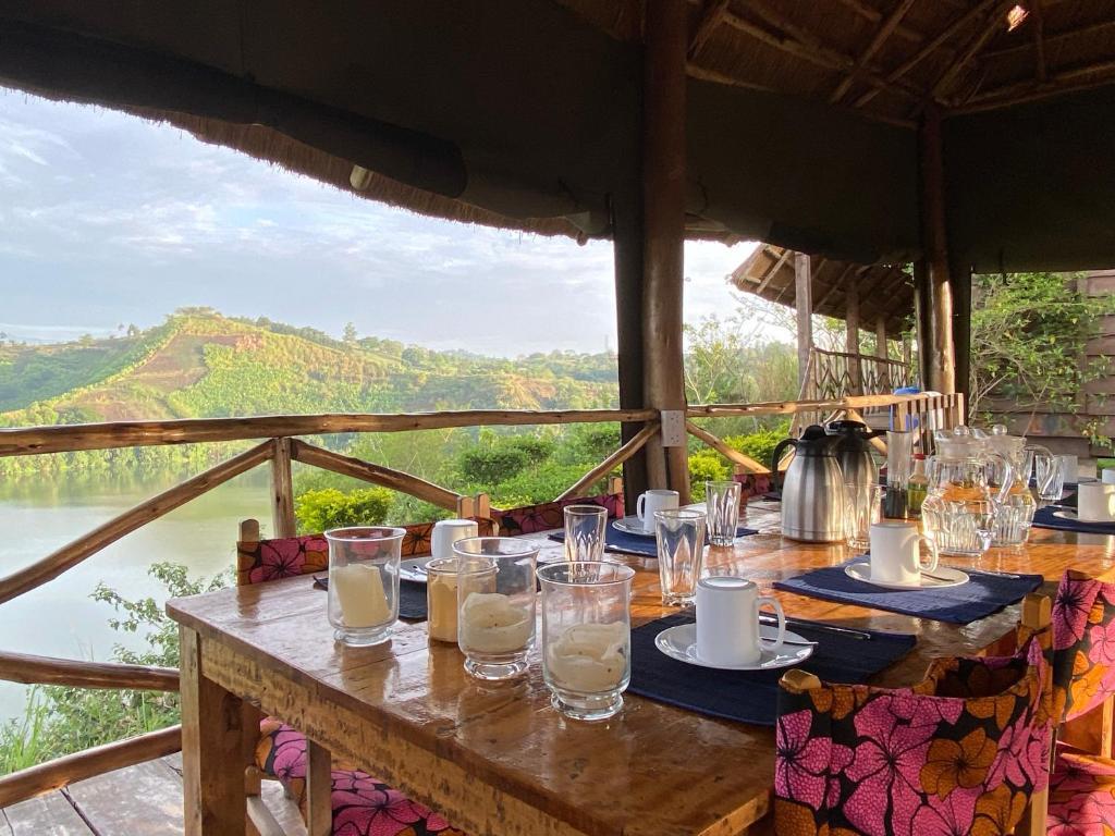 Table setup Photo Mwamba Kelele Lodge, Kibale Forest National Park Fort Portal Uganda Western Region