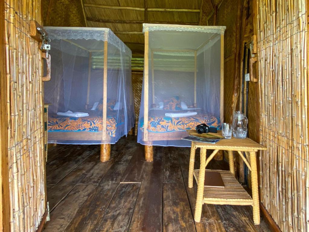 Twin Bedroom Photo Mwamba Kelele Lodge, Kibale Forest National Park Fort Portal Uganda Western Region