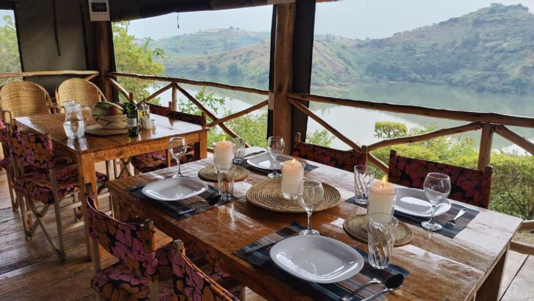 Table setup Photo Mwamba Kelele Lodge, Kibale Forest National Park Fort Portal Uganda Western Region 1