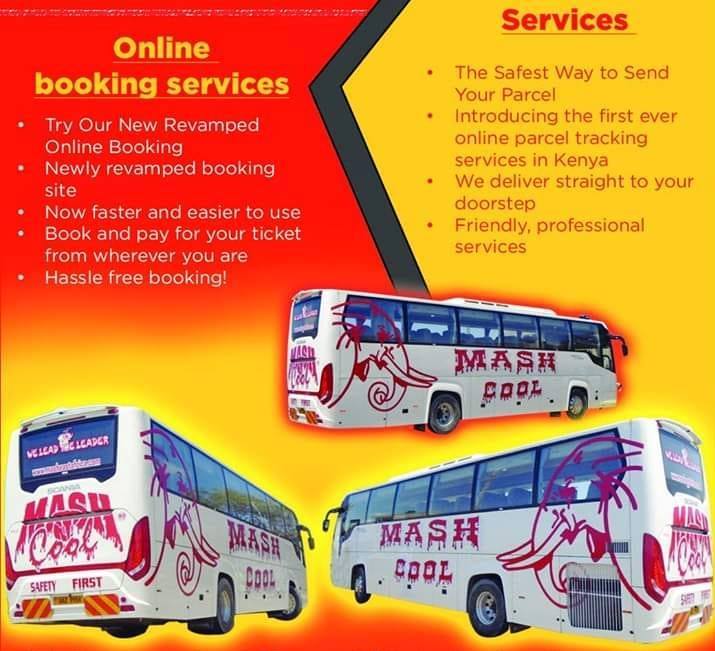 Mash Poa Busses and Coaches Kampala in Uganda and Nairobi in Kenya 2