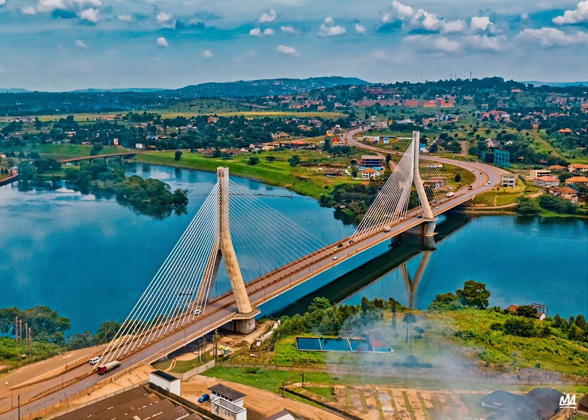 A photograph of the Source of the Nile Bridge taken during an adventure tour to Jinja in Eastern Uganda