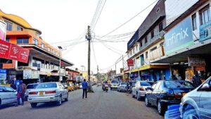 A photograph taken from Masaka city taken during a Masaka City tor in Central Uganda.