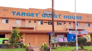 A photograph of Target Guest House taken during a Masaka City tour in Central Uganda.