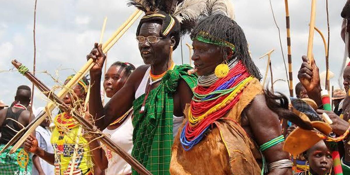 A photograph of Karimajongs taken during a cultural tour to Karamoja region in Northeastern Uganda.