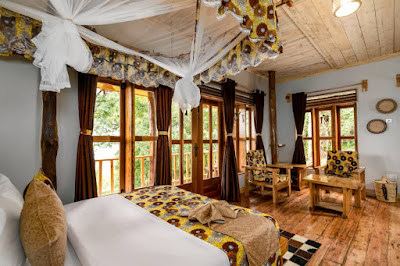 Double Bedroom Photo Chimpanzee Forest Lodge, Kibale Forest National Park Fort Portal Uganda Western Region 2