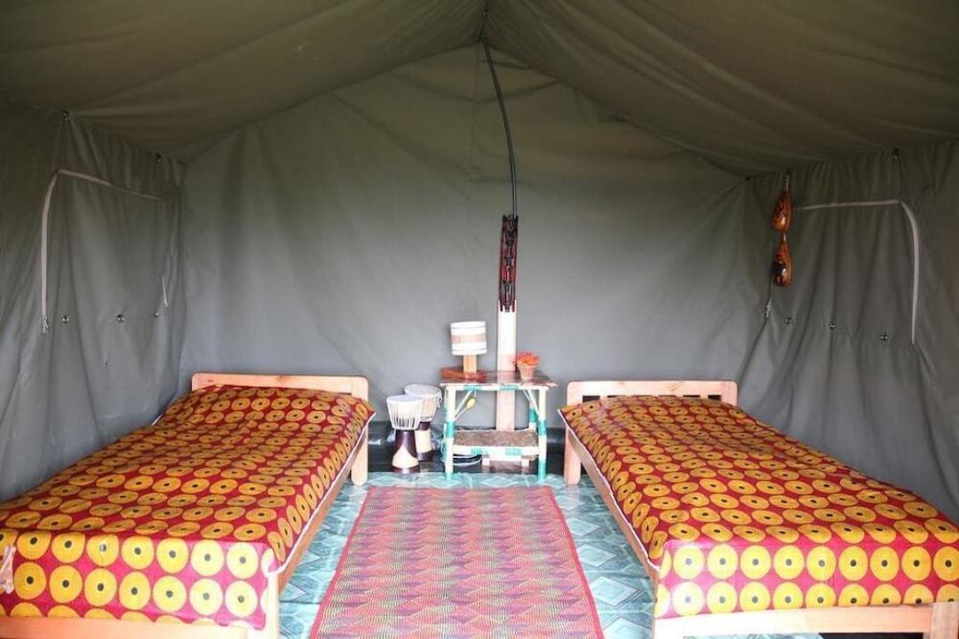 Camping Twin Bedroom Tents Photo Kluges Guest Farm Lodge,Kibale Forest National Park Fort Portal Uganda Western Region 2