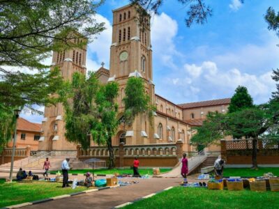 A photograph of the Rubaga Cathedral in Lubaga Central Division, Central Uganda.