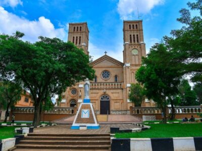 A photograph of the Rubaga Cathedral in Lubaga Central Division, Central Uganda.