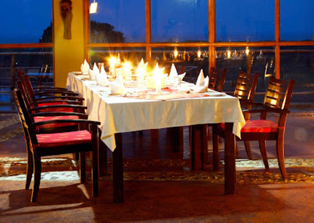 Night Dinner Photo Ihamba Lakeside Safari Lodge Kasese Uganda Western Region