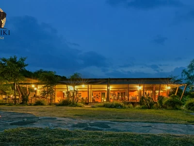 Main Area Night Banner Photo Marafiki Safari Lodge Kasese Uganda Western Region