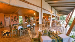 Marafiki Main Area Dinner Setup Banner Photo Marafiki Safari Lodge Kasese Uganda Western Region