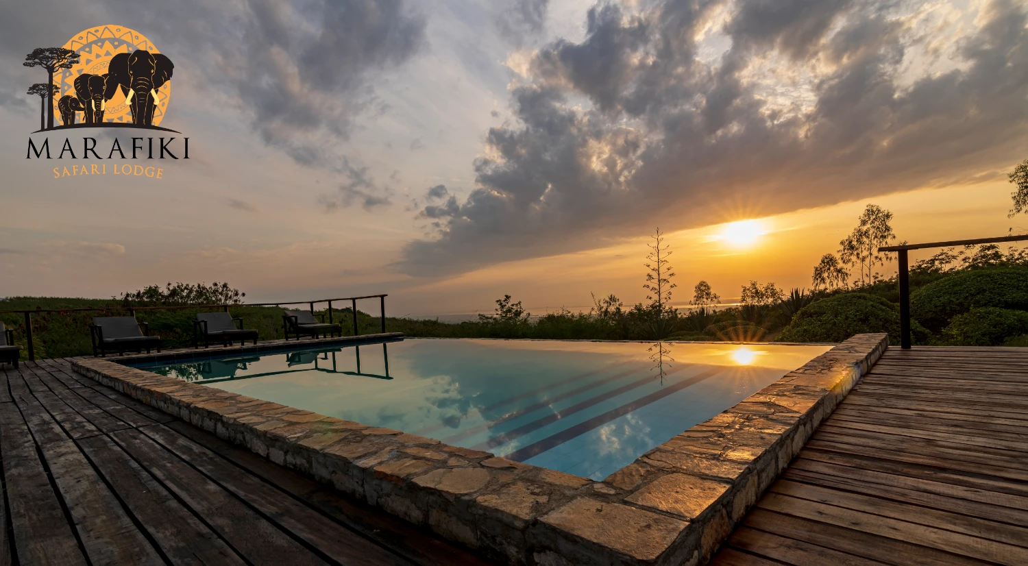 Outdoor swimming pool Photo Marafiki Safari Lodge Kasese Uganda Western Region