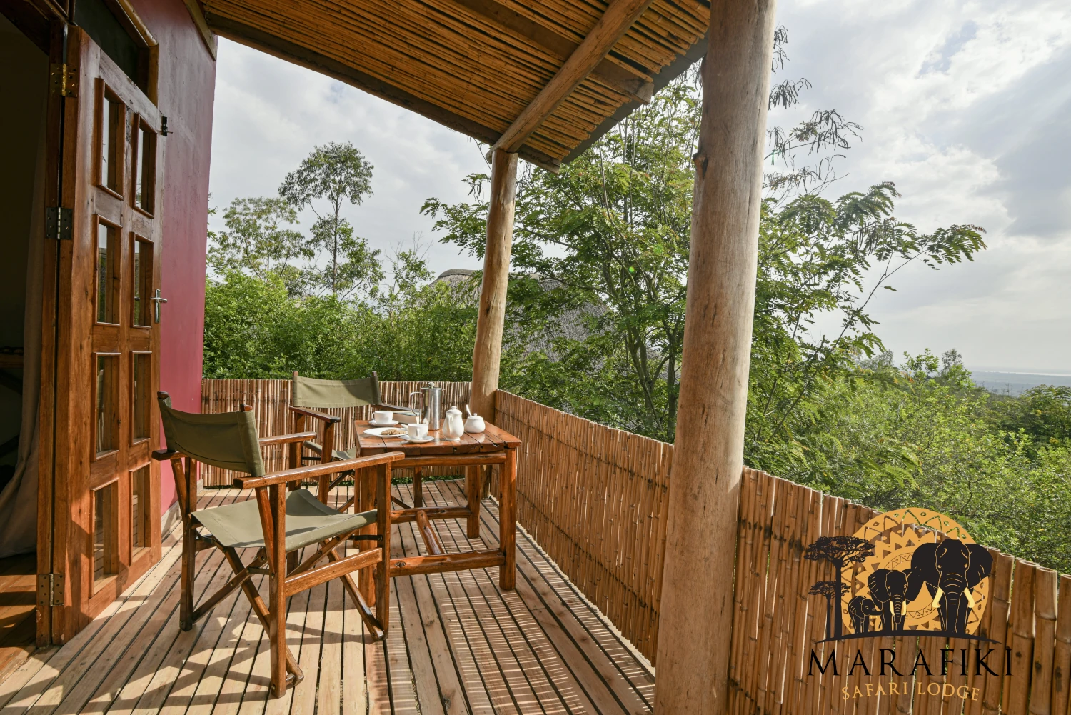 Safari Cottage Balcony Photo Marafiki Safari Lodge Kasese Uganda Western Region