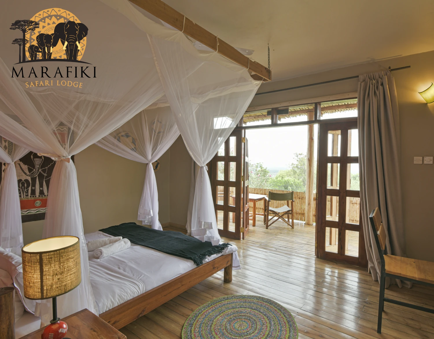 Safari Cottage Bedroom inside Photo Marafiki Safari Lodge Kasese Uganda Western Region 1