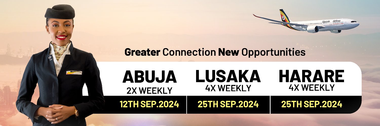 Uganda Airlines launch direct Entebbe Uganda to Abuja Nigeria flights Lusaka Flights Harare Flights