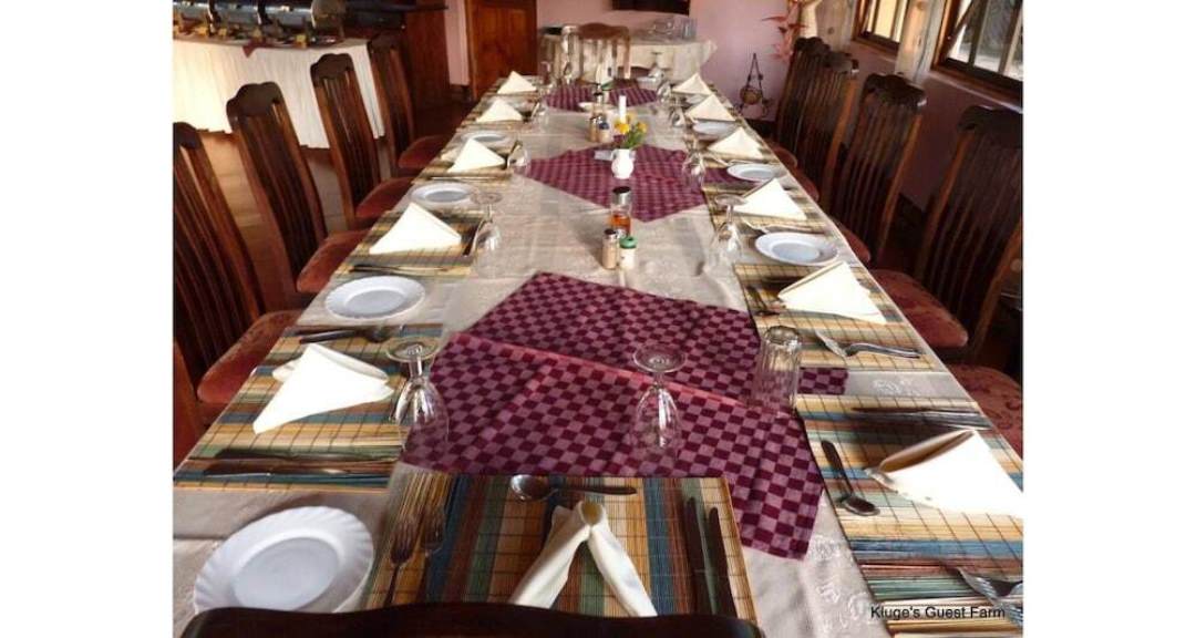 Dining Table set up Photo Kluges Guest Farm Lodge,Kibale Forest National Park Fort Portal Uganda Western Region