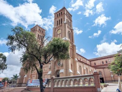 A photograph of the Rubaga Cathedral in Lubaga Central Division, Central Uganda.