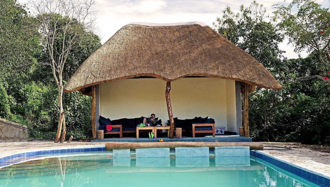 Sitting area by the pool Photo Turaco Treetops Lodge,Kibale Forest National Park Fort Portal Uganda Western Region