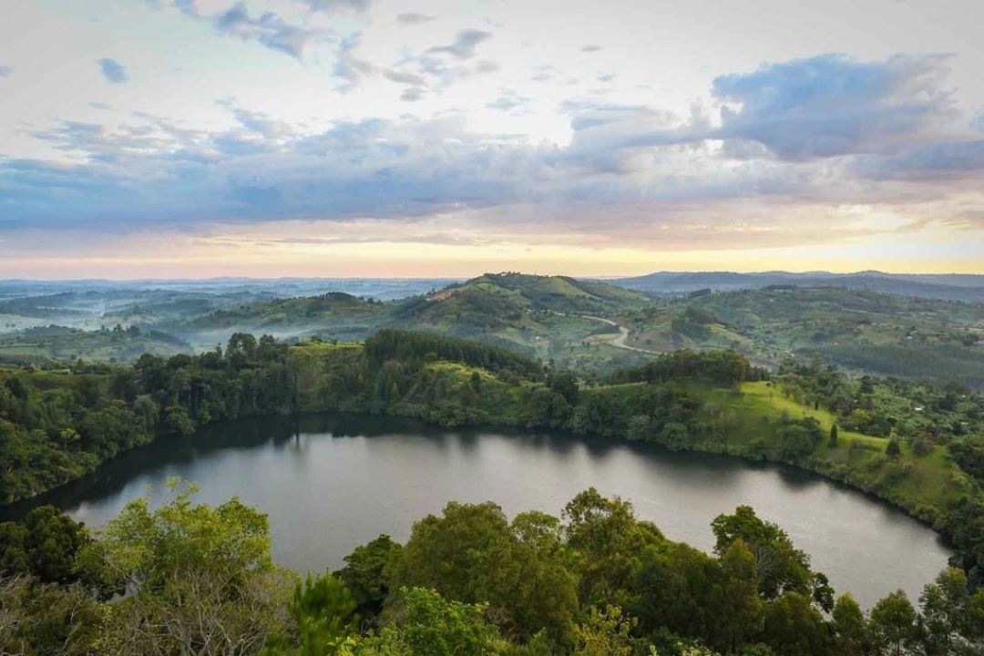 Crater Lake Photo Crater Safari Lodge,Kibale Forest National Park Fort Portal Uganda Western Region