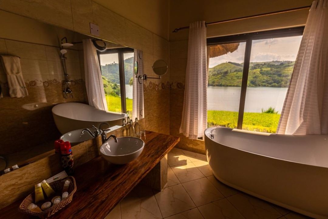 Bathroom Photo Crater Safari Lodge,Kibale Forest National Park Fort Portal Uganda Western Region