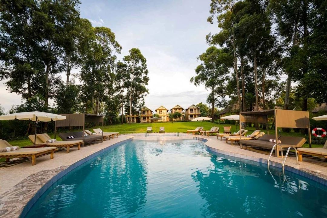 Swimming pool Photo Crater Safari Lodge,Kibale Forest National Park Fort Portal Uganda Western Region