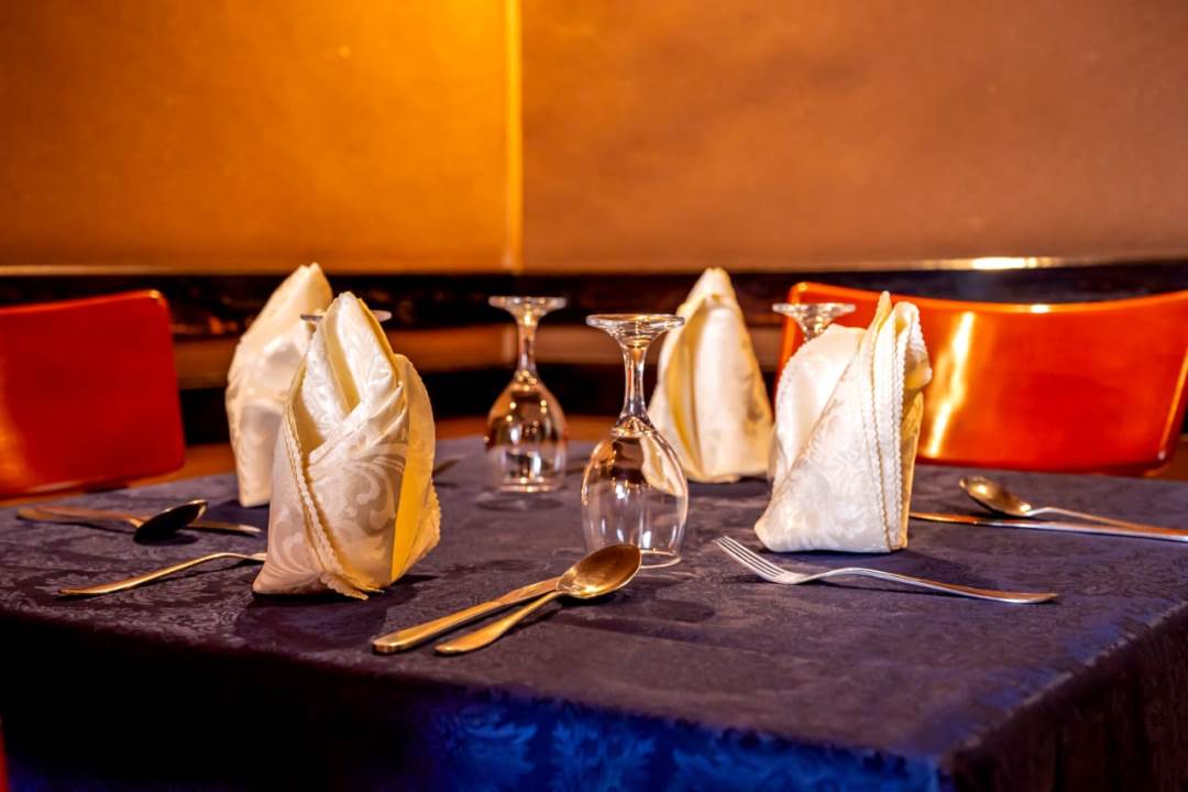 Restaurant Table setup Photo Grady Hotel Kampala Uganda Central Region