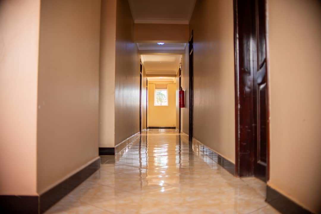 Walkway to the rooms Photo Grady Hotel Kampala Uganda Central Region