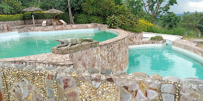 Outdoor swimming pool Photo Twin Lakes Safari Lodge Kichwamba Uganda Western Region