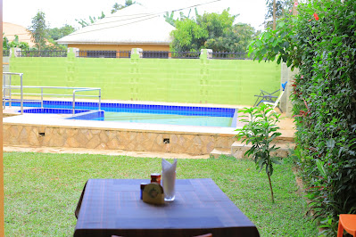 Outdoor swimming pool Photo Golden Suites Hotel Entebbe Uganda Central Region