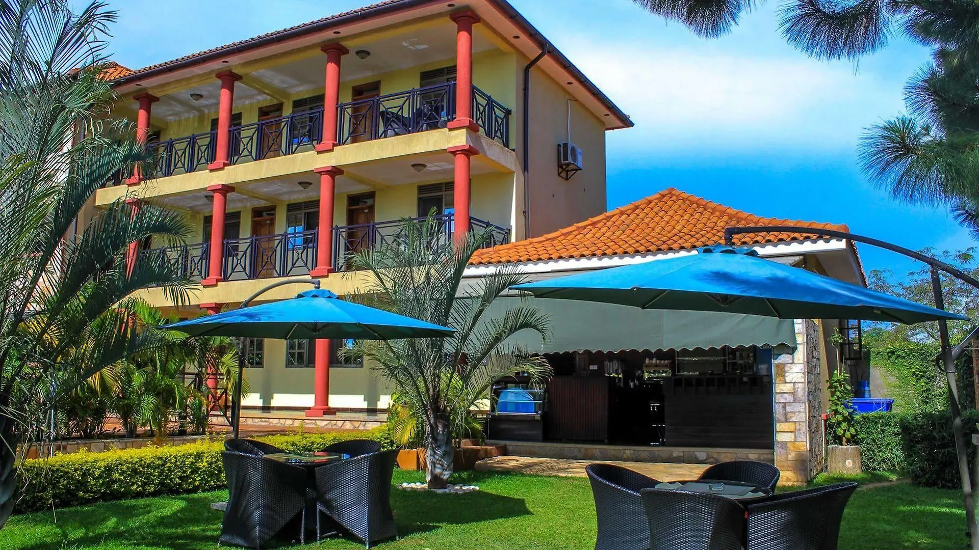 Gardens Photo Rosemary Courts Hotel Entebbe Uganda Central Region