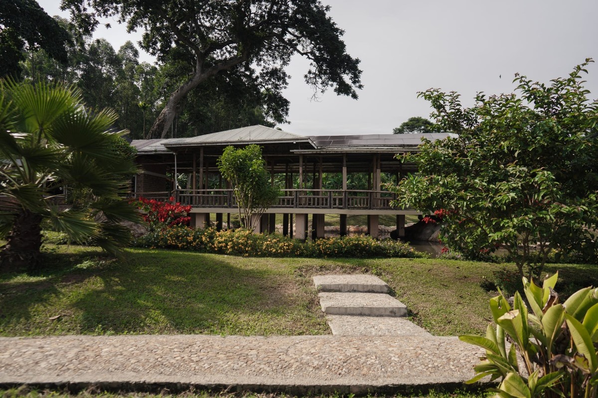 A photograph taken from Lake Of Grace Farm Resort in Muduuma, Wakiso in Uganda.