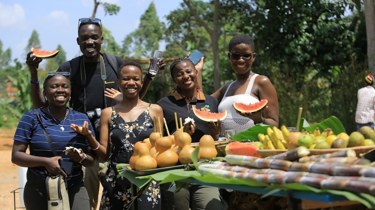 A photograph taken during the Fruit Feasting at Ewaffe Cultural Village in Mukono, Eastern Uganda.