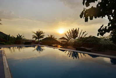 Outdoor swimming pool Photo ParkView Safari Lodge kichwamba Uganda Western Region 1